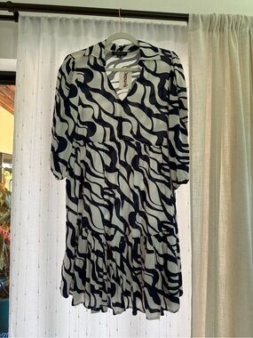 ✨💙 Rachel Zoe Navy & White Dress 💙✨